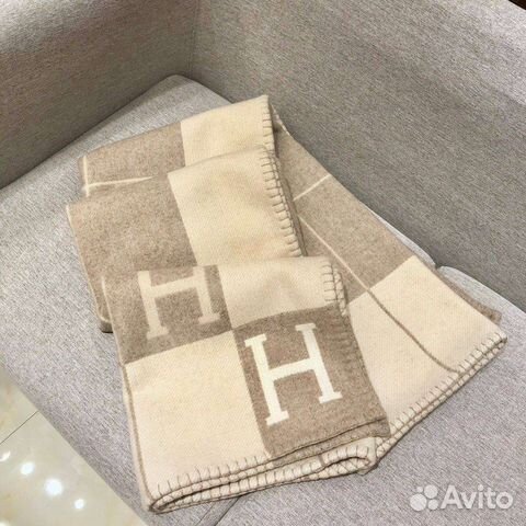 Плед шерстяной Hermes