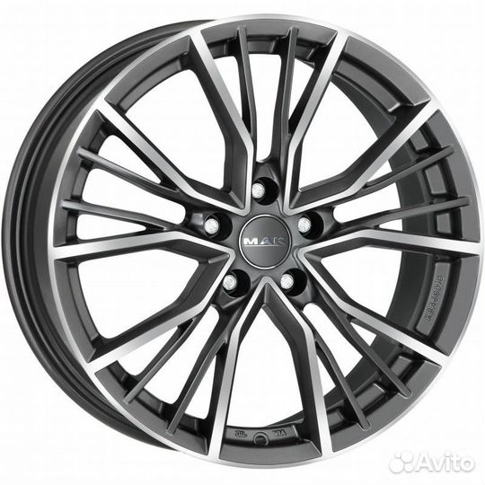 R21 5x112 9,5J ET25 D66,45 MAK Union Gunmetal Mirror Face