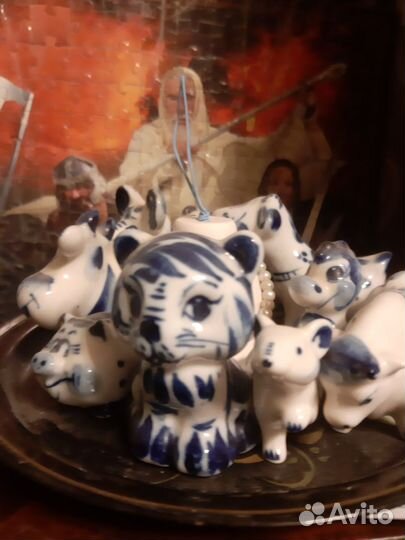 Статуэтка фарфор гжель1 шт