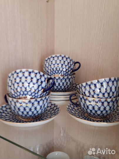Сервиз чайный кобальт