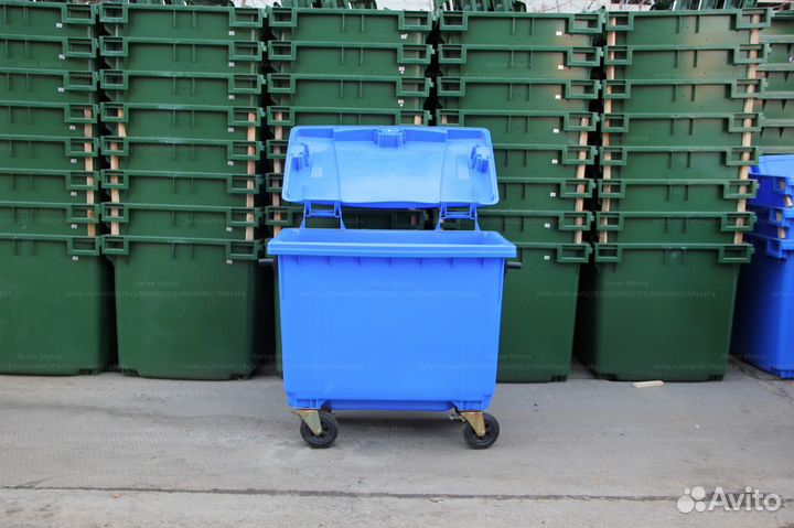 Мусорный Пластиковый Евроконтейнер 660л C5411