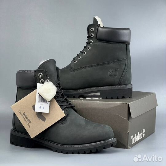 Теплые Timberland с мехом