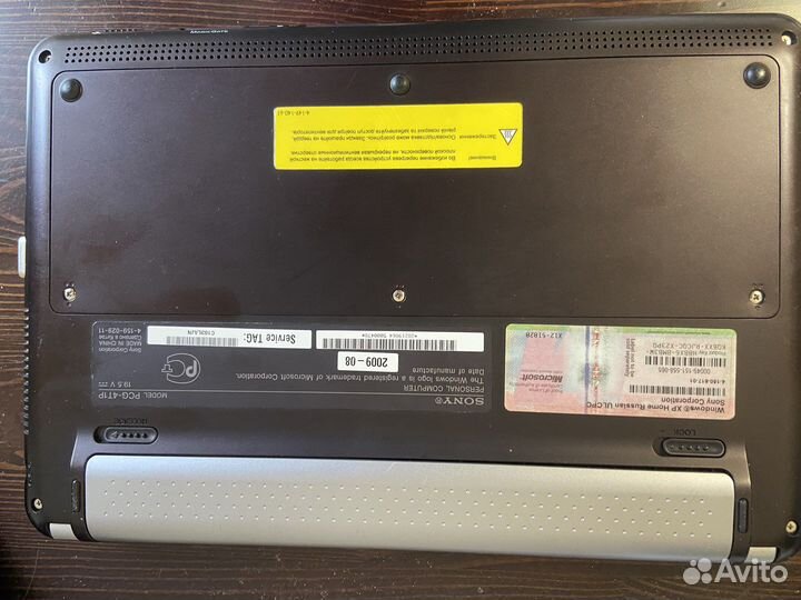 Sony vaio PCG-4T1P