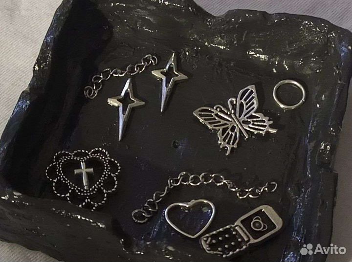 Пепельница из глины