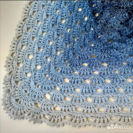 Бактус. Платок. Шаль. Ручная работа