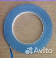 Теплопроводный двусторонний скотч толщина 0.25 мм