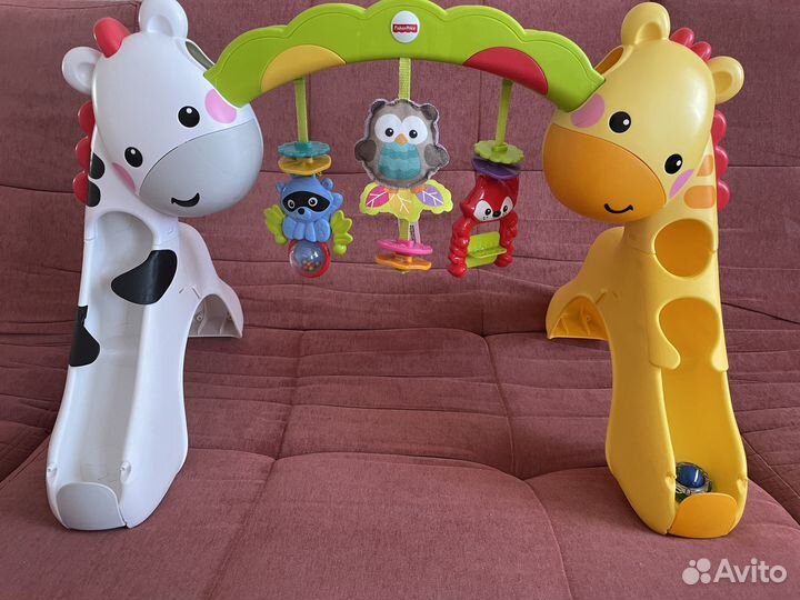Развивающий центр и коврик Fisher price