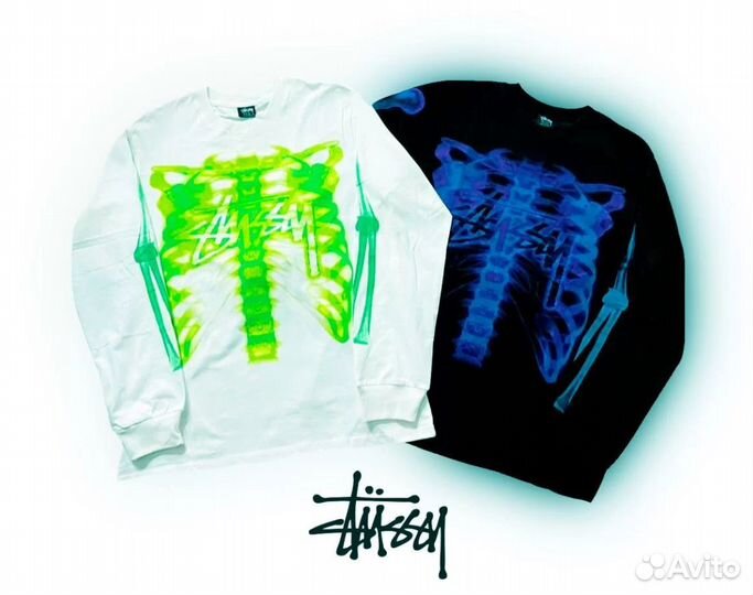 Лонгслив Stussy Rib Cage