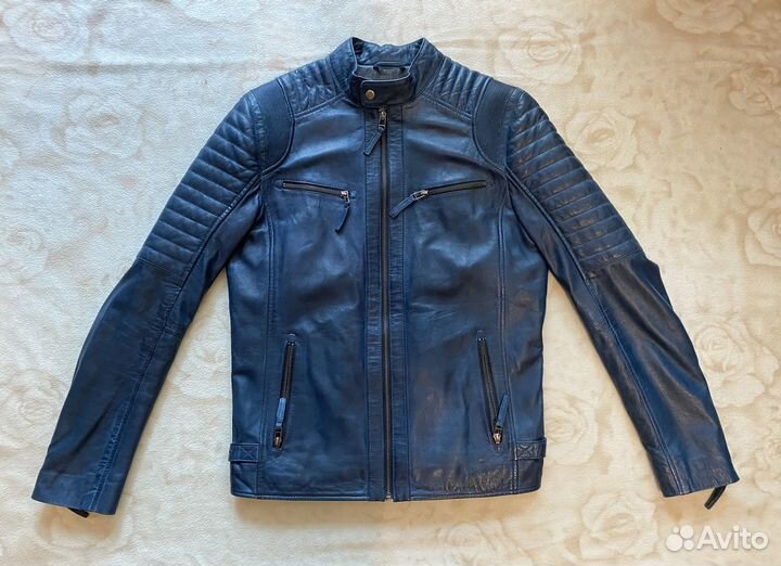 Кожаная куртка мужская HElium