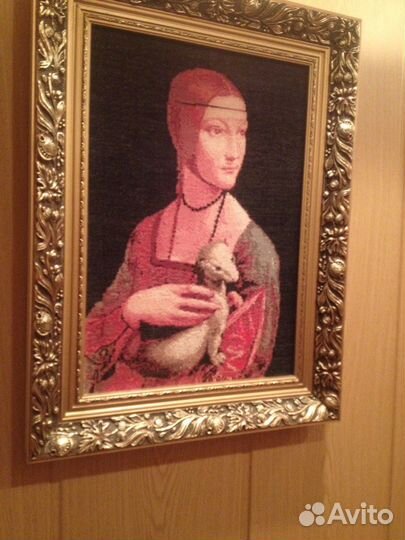 Картина вышитая в ручную. 