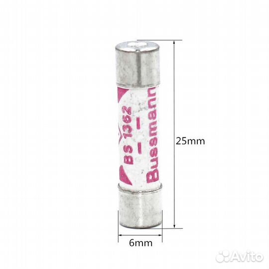6х25 предохранители плавкие