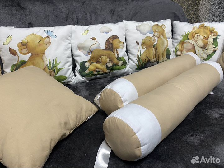 Бортики в кроватку новые