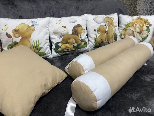 Бортики в кроватку новые