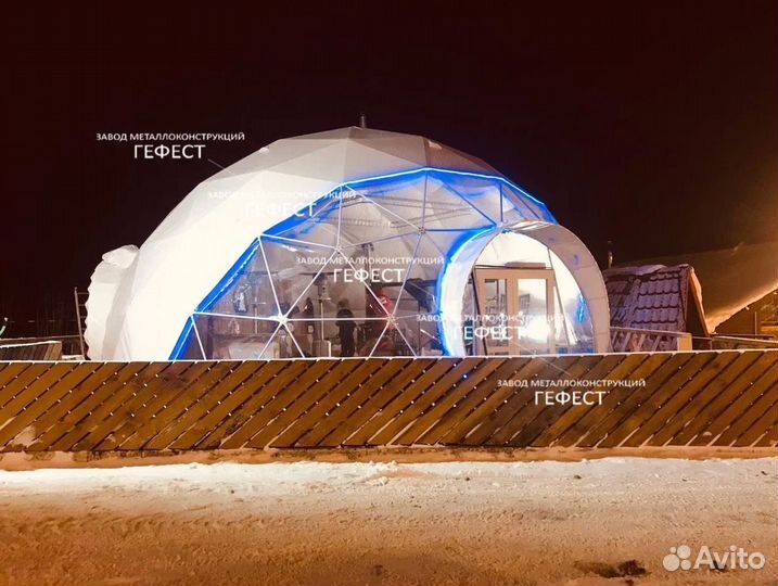 Шатер под павильон, ангар, кафе 11 м диметр