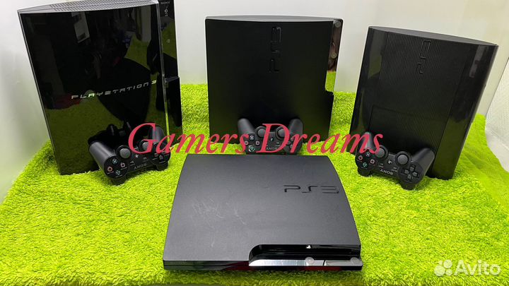 Sony ps3 Fat Slim Super Slim прошиты+игры Гарантия