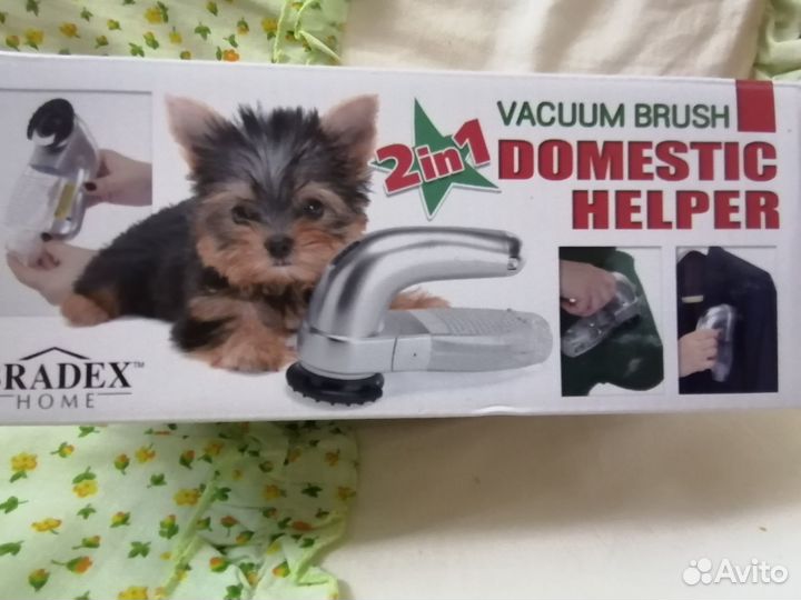 Щетка-пылесос для сбора шерсти домашних животных