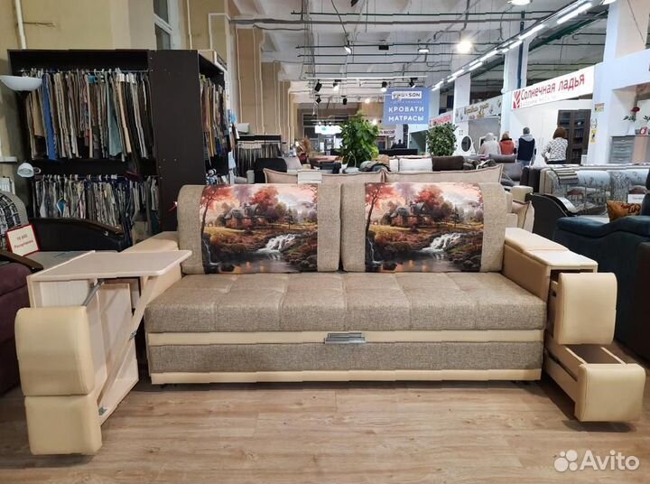 Диван со столиком, диван кровать, Д.Б-1-мд