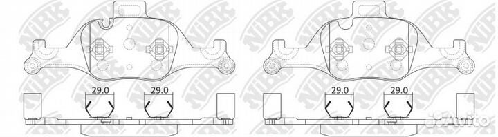 Колодки тормозные дисковые