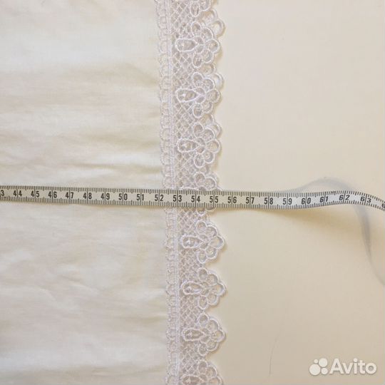 Рубашка детская для крещения б/у. Длина 53-55 см