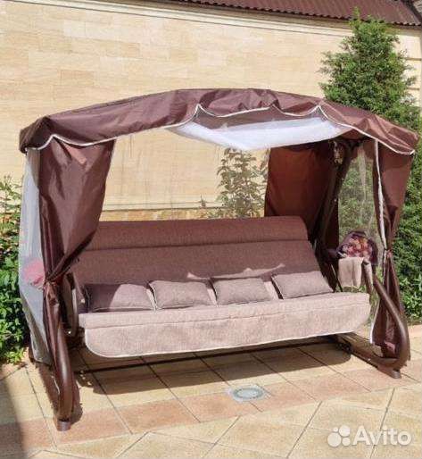 Садовые качели новые