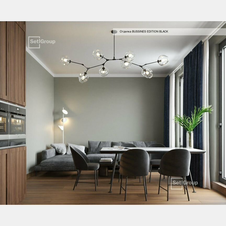 2-к. квартира, 57 м², 6/10 эт.