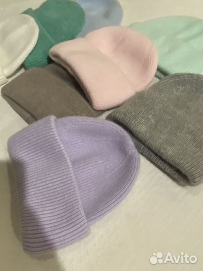 Шапка зимняя ангора+шерсть