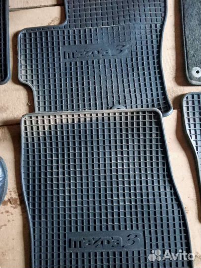 Автомобильные коврики резиновые