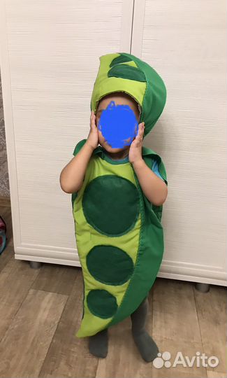 Карнавальный костюм осени горох