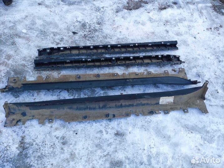 Накладки на пороги наружная BMW X6 f16