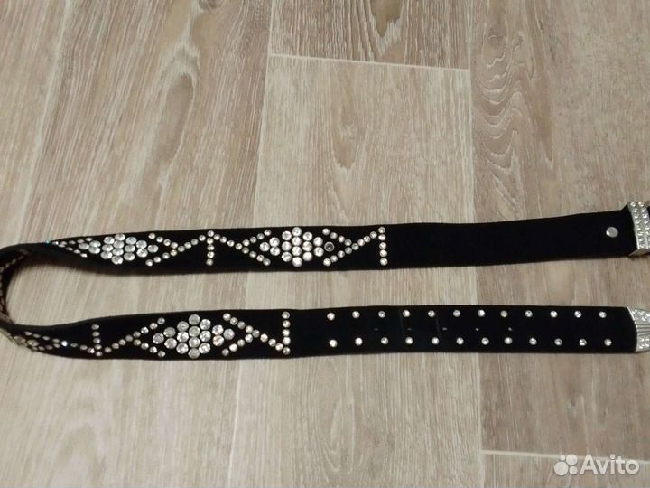 Ремень женский замша натуральная