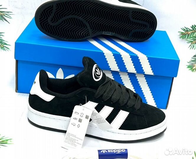 Кроссовки Adidas Campus 00s Black Люкс