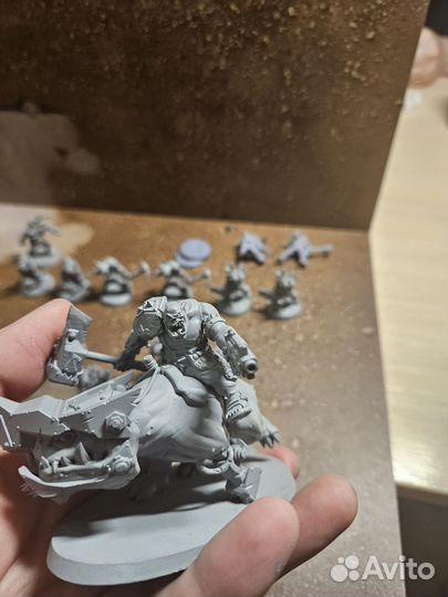 Warhammer 40k Beastboss on Squigosaur