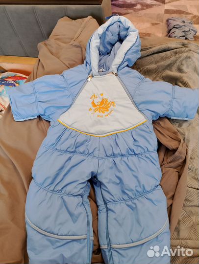 Комбинезон трансформер зимний 74-80