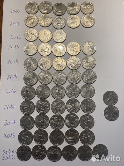 25 центов США, парки