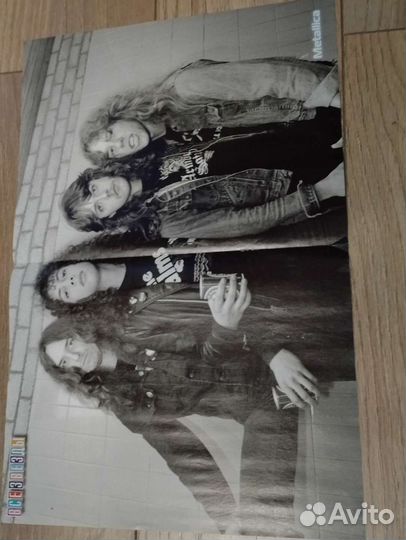 Плакат Гром:трудное детсво и Metallica