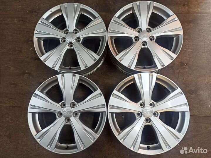 Диски 17 5х100 оригинал Субару из Японии
