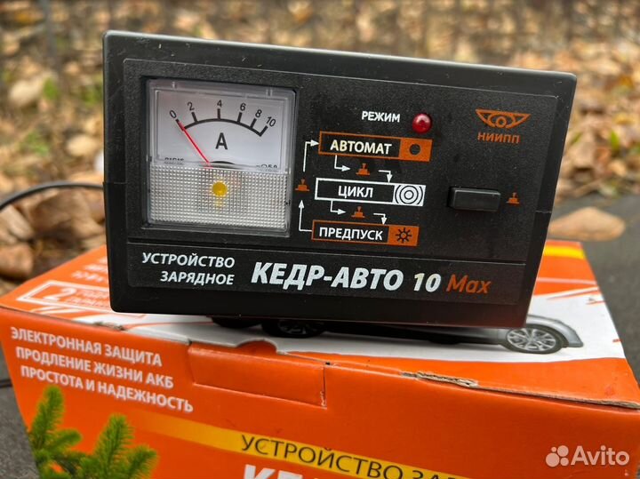 Зарядное устройство кедр 10А