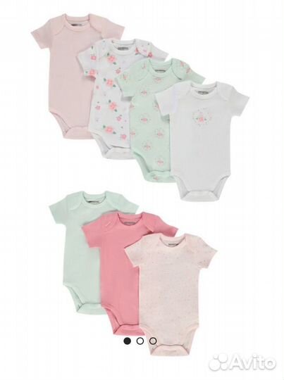 Комплект боди для девочки 68,74