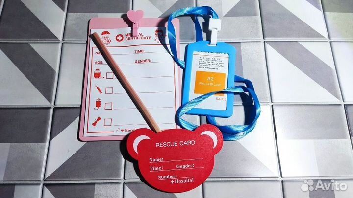 Деревянный набор доктора / врача и стоматолога