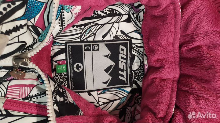 Костюм зимний для девочки gusti 92-96