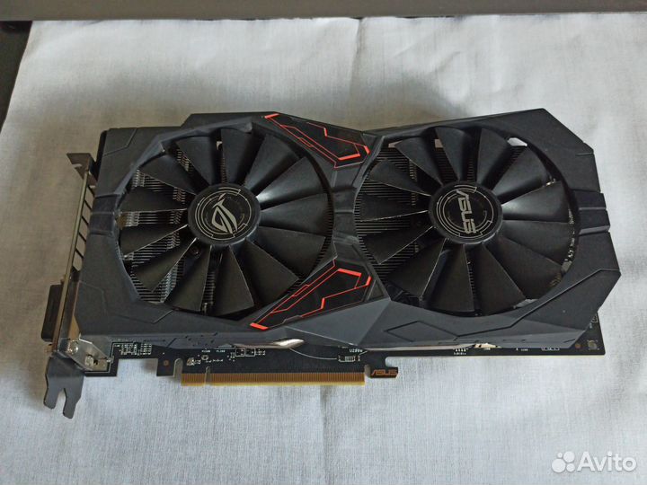 Видеокарта Asus rx570 8gb