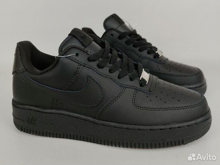 Nike air force 1 чёрные