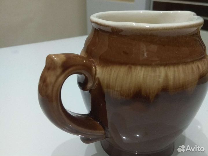 Молочник, сливочник керамический