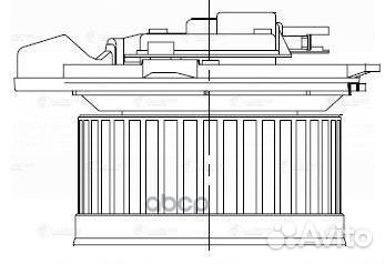 LFH 15164 электровентилятор отопителя MB W164