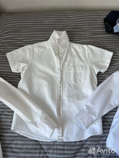 Рубашки на 128 и 134 next и h&m