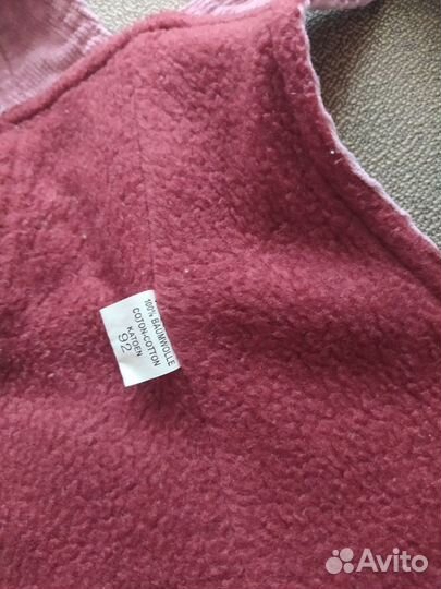 Флисовый полукомбинезон на девочку