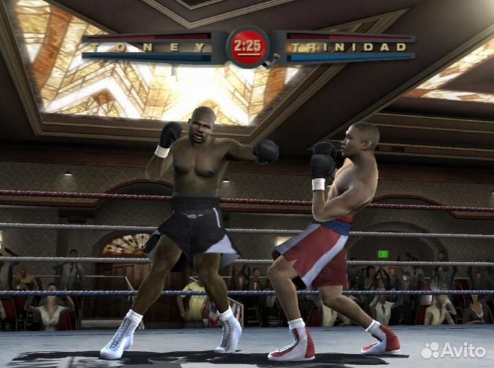 Fight Night 2004, б/у, множ.царап., английский