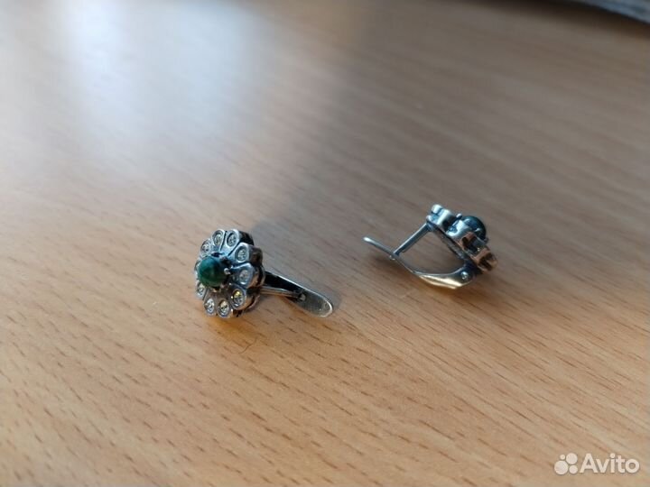 Серебряные серьги