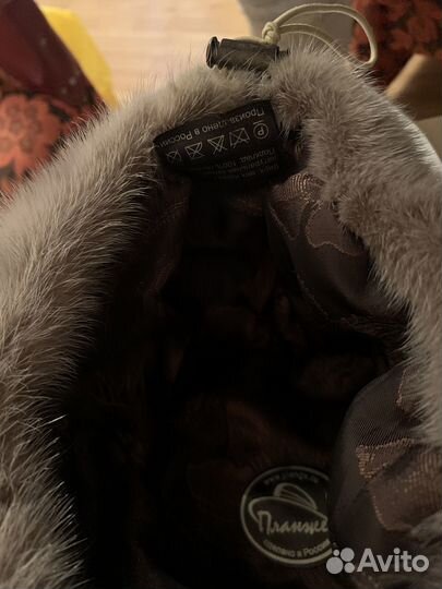 Шапка норковая женская новая