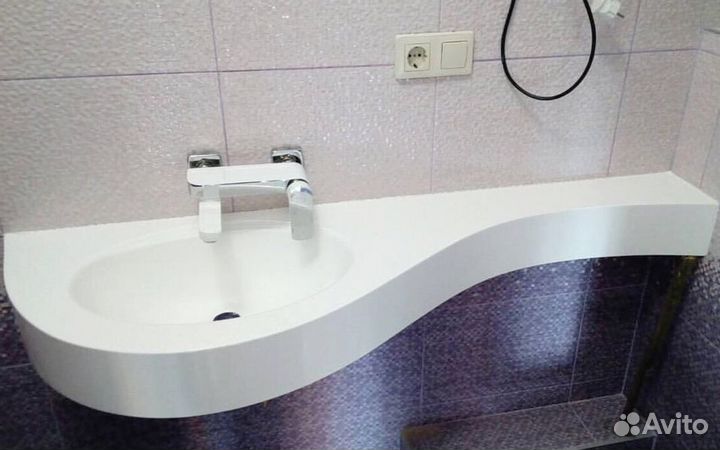 Столешница для ванной